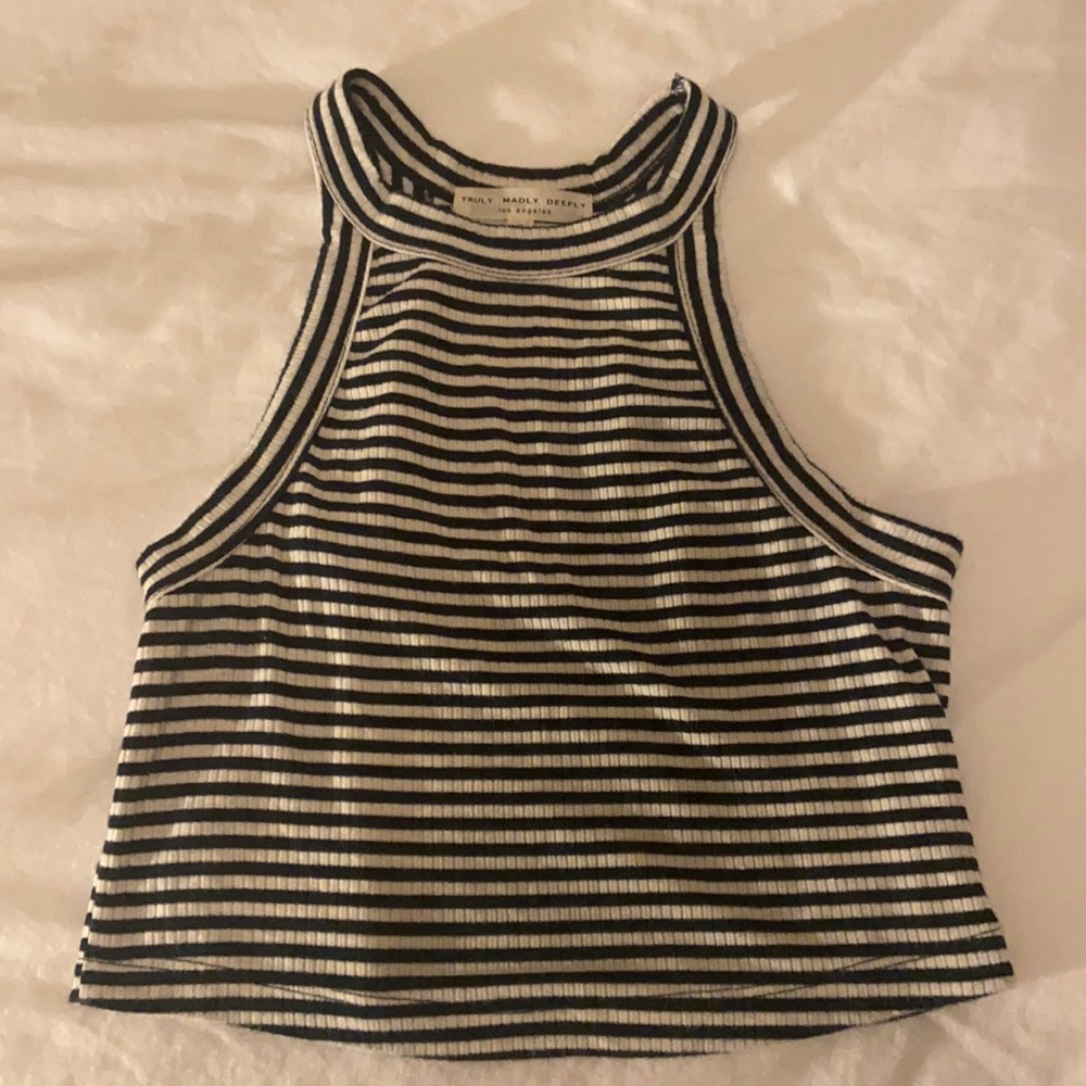 Striped Halter Tank